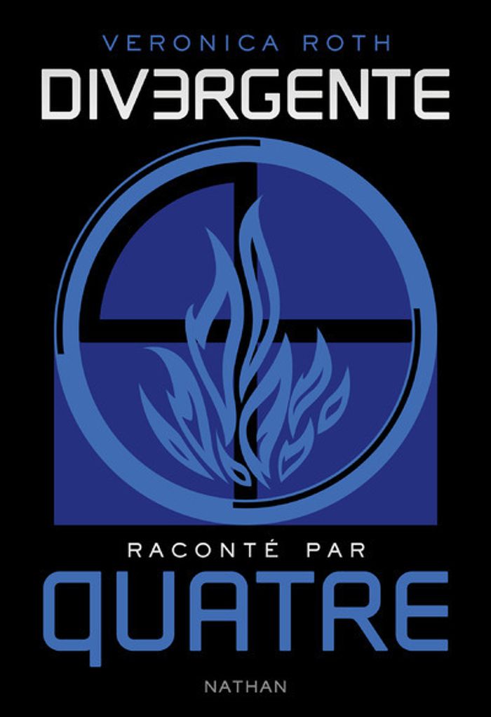 Couverture du livre « Divergente raconté par Quatre » de Veronica Roth, librairie Les Contes Infusés à Corte