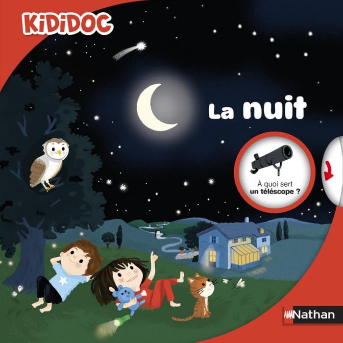 Couverture du livre « KIDIDOC: LA NUIT », librairie Les Contes Infusés à Corte
