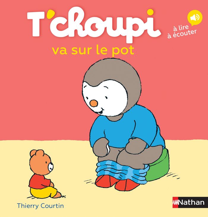 Couverture du livre « LES ALBUMS T'CHOUPI - T'CHOUPI VA SUR LE POT » de Thierry Courtin, librairie Les Contes Infusés à Corte
