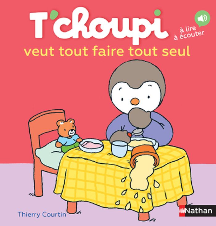 Couverture du livre « LES ALBUMS T'CHOUPI - T'CHOUPI VEUT TOUT FAIRE TOUT SEUL » de Thierry Courtin, librairie Les Contes Infusés à Corte
