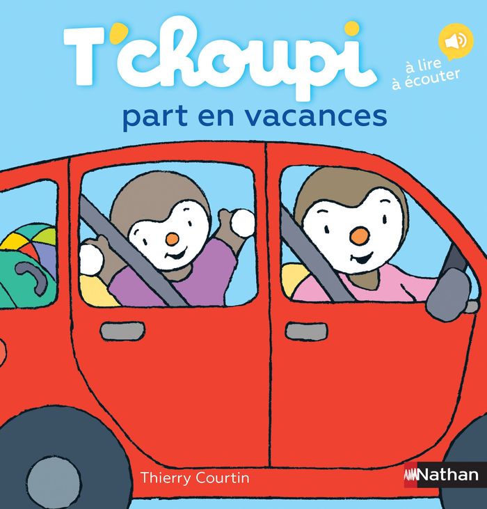 Couverture du livre « LES ALBUMS T'CHOUPI - T'CHOUPI PART EN VACANCES » de Thierry Courtin, librairie Les Contes Infusés à Corte