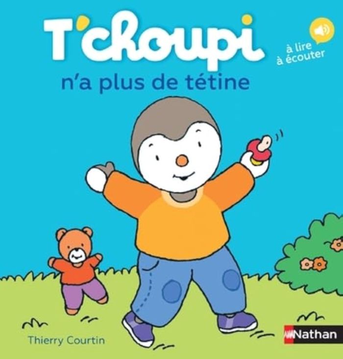 Couverture du livre « LES ALBUMS T'CHOUPI - T'CHOUPI N'A PLUS DE TETINE » de Thierry Courtin, librairie Les Contes Infusés à Corte