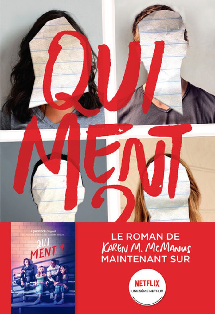 Couverture du livre « Qui ment ? » de Karen M. McManus, librairie Les Contes Infusés à Corte