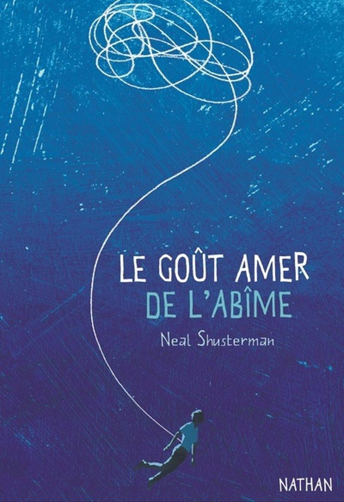 Couverture du livre « Le goût amer de l'abîme » de Neal Shusterman, librairie Les Contes Infusés à Corte