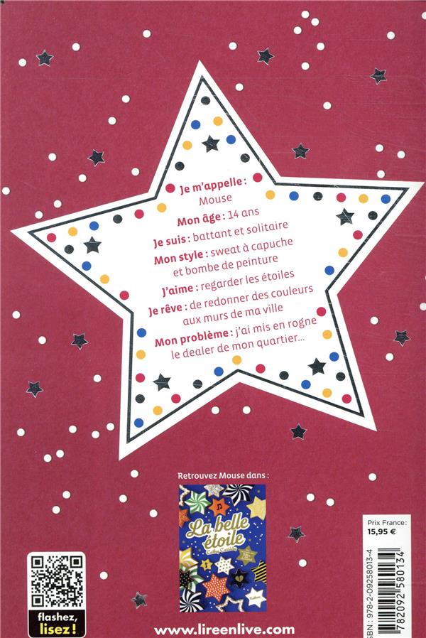 Quatrième de couverture de « L'étoile rebelle »