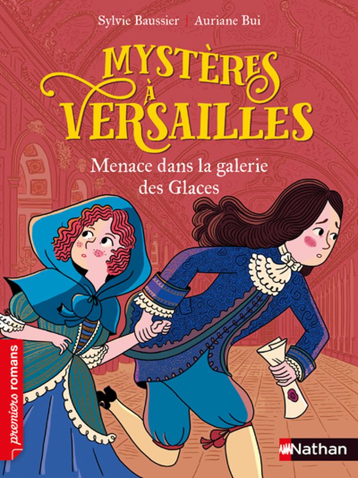 Couverture du livre « Menace dans la galerie des Glaces » de Sylvie Baussier, librairie Les Contes Infusés à Corte