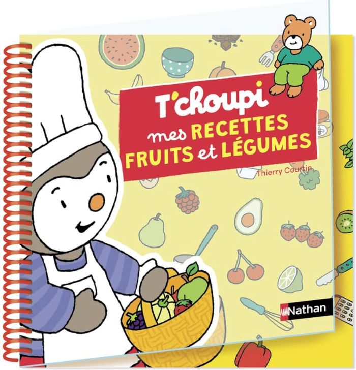Couverture du livre « Mes recettes fruits et légumes » de Thierry Courtin, librairie Les Contes Infusés à Corte