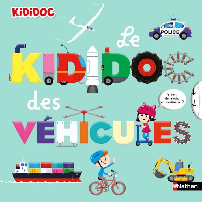 Couverture du livre « LE KIDIDOC DES VEHICULES » de Zurcher/balicevic, librairie Les Contes Infusés à Corte