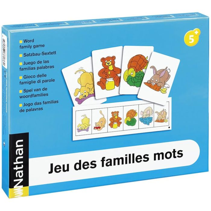 Couverture du livre « JEU DES FAMILLES MOTS » de Xxx, librairie Les Contes Infusés à Corte