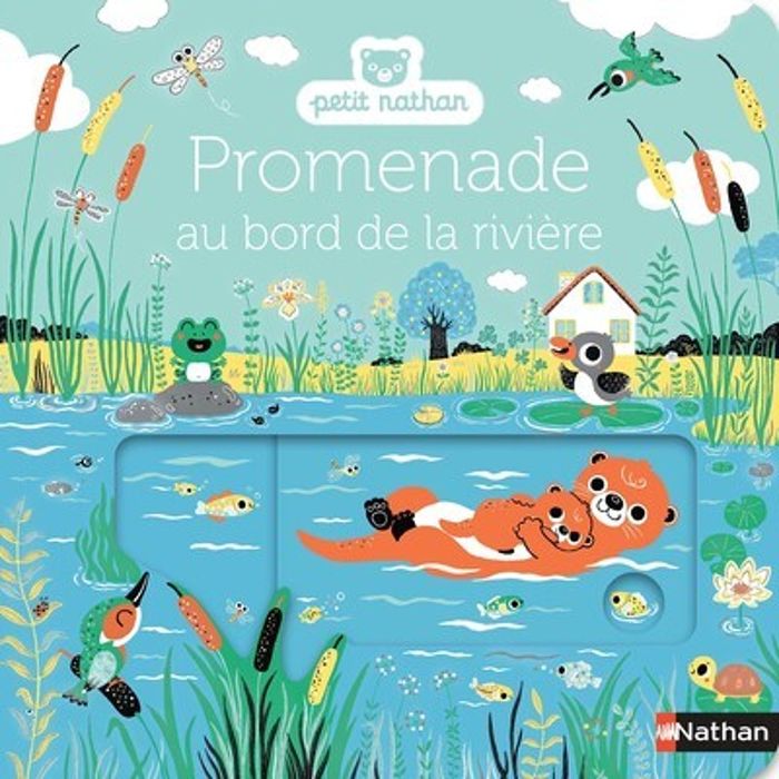 Couverture du livre « Promenade au bord de la rivière », librairie Les Contes Infusés à Corte