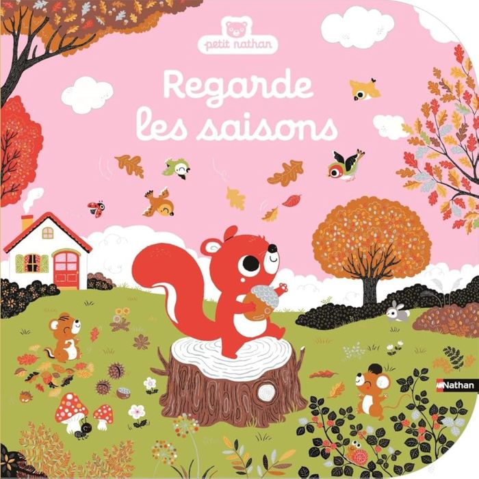 Couverture du livre « REGARDE LES SAISONS » de Emiri Hayashi, librairie Les Contes Infusés à Corte
