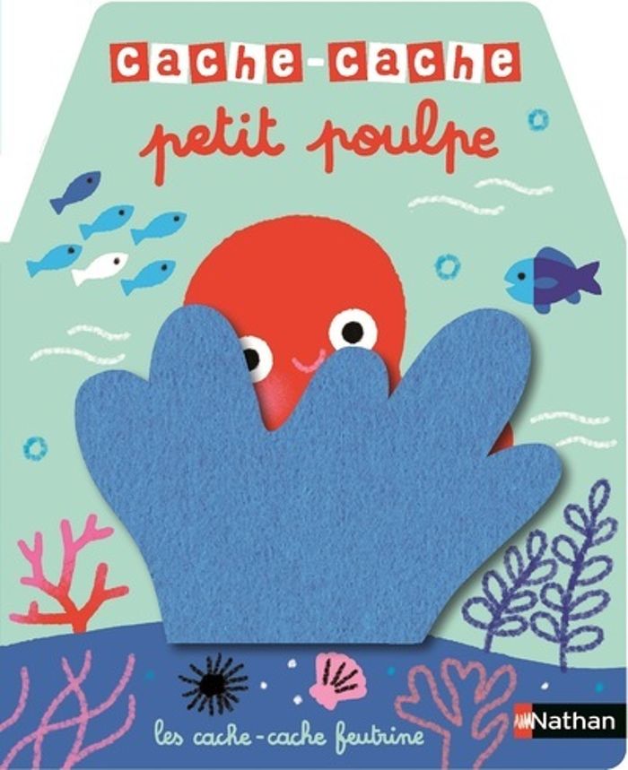 Couverture du livre « Cache-cache petit poulpe » de Mélisande Luthringer, librairie Les Contes Infusés à Corte