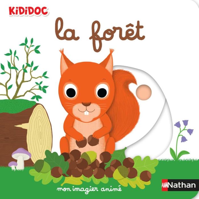 Couverture du livre « Mon imagier animé » de Nathalie Choux, librairie Les Contes Infusés à Corte