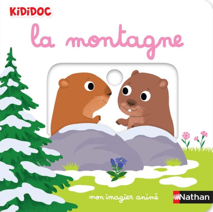 Couverture du livre « Mon imagier animé » de Nathalie Choux, librairie Les Contes Infusés à Corte