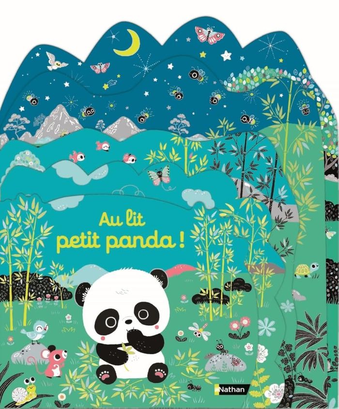 Couverture du livre « Au lit Petit Panda ! », librairie Les Contes Infusés à Corte