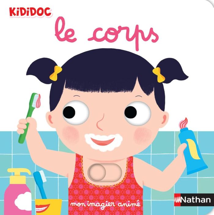 Couverture du livre « MON IMAGIER ANIME LE CORPS » de Nathalie Choux, librairie Les Contes Infusés à Corte