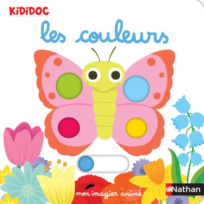 Couverture du livre « MON IMAGIER ANIME LES COULEURS » de Nathalie Choux, librairie Les Contes Infusés à Corte