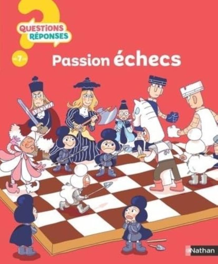 Couverture du livre « Passion échecs » de Mickaël Grall, librairie Les Contes Infusés à Corte