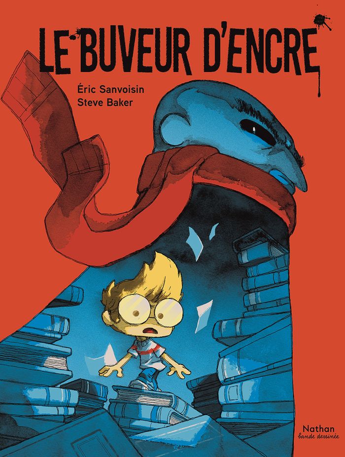 Couverture du livre « Le buveur d'encre » de Steve Baker, librairie Les Contes Infusés à Corte