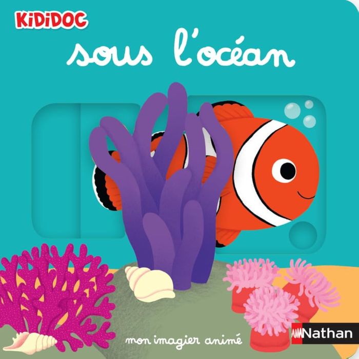 Couverture du livre « MON IMAGIER ANIME SOUS L'OCEAN », librairie Les Contes Infusés à Corte
