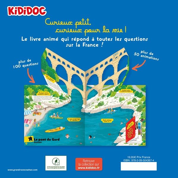 Quatrième de couverture de « Le Kididoc de la France »