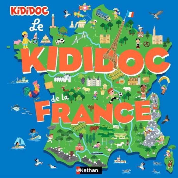 Couverture du livre « Le Kididoc de la France » de Muriel Zürcher, librairie Les Contes Infusés à Corte