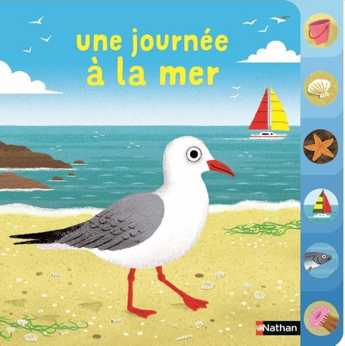 Couverture du livre « Une journée à la mer » de Kiko, librairie Les Contes Infusés à Corte