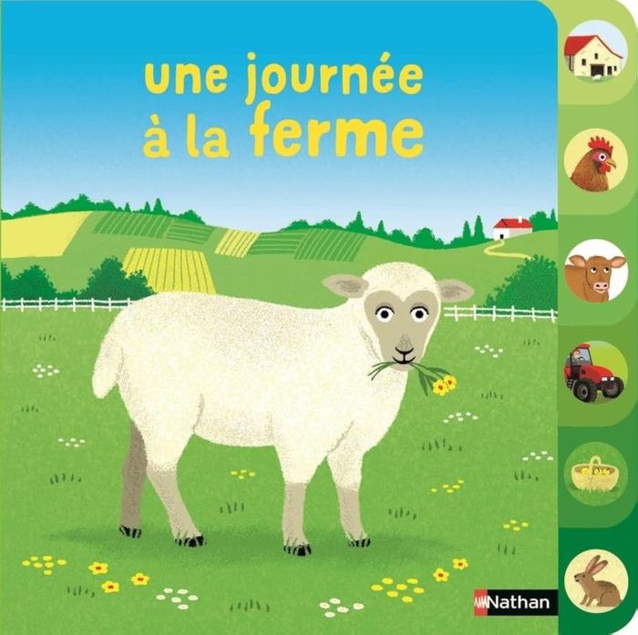 Couverture du livre « Une journée à la ferme » de Collectif, librairie Les Contes Infusés à Corte