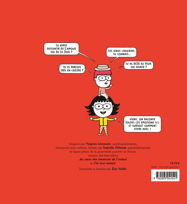 Quatrième de couverture de « Les émotions : six histoires pour mieux les connaître »