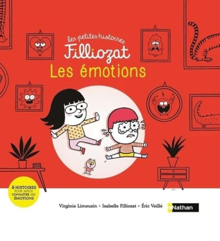 Couverture du livre « Les émotions : six histoires pour mieux les connaître » de Isabelle Filliozat, librairie Les Contes Infusés à Corte