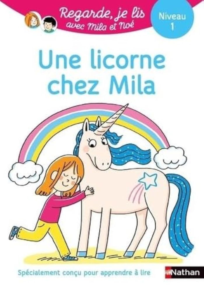 Couverture du livre « Une licorne chez Mila » de Éric Battut, librairie Les Contes Infusés à Corte