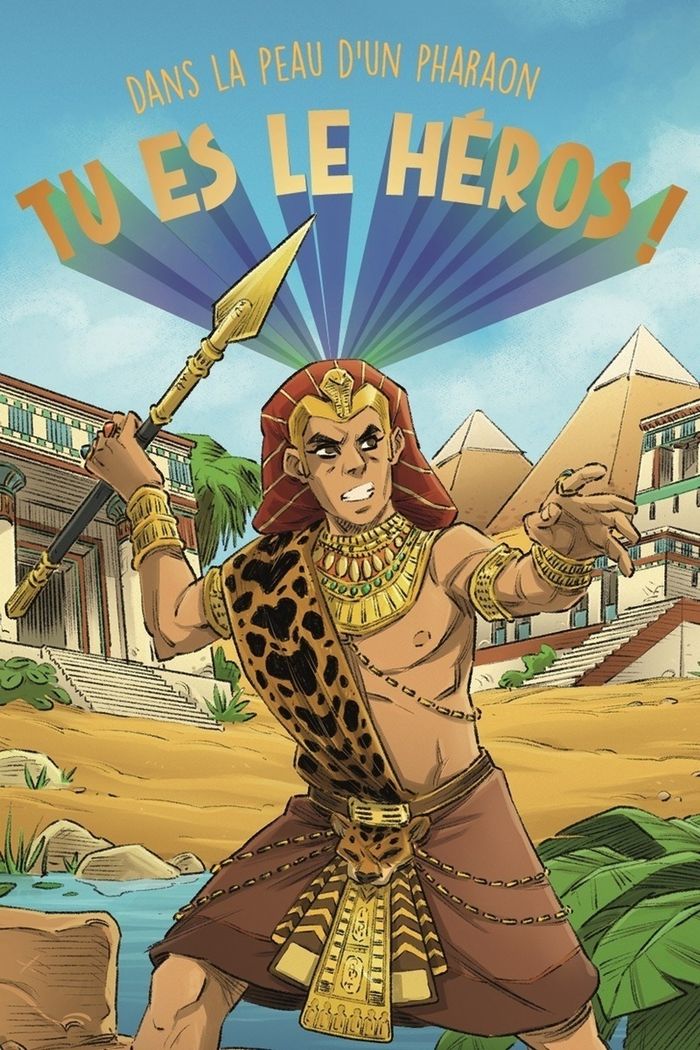 Couverture du livre « Dans la peau d'un pharaon », librairie Les Contes Infusés à Corte