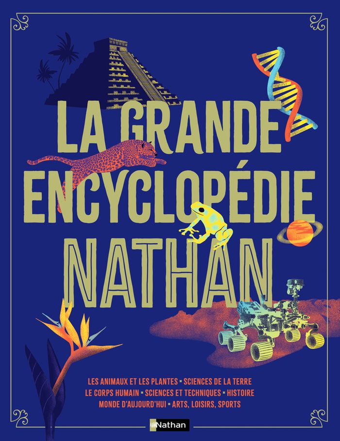 Couverture du livre « La grande encyclopédie Nathan » de Collectif, librairie Les Contes Infusés à Corte