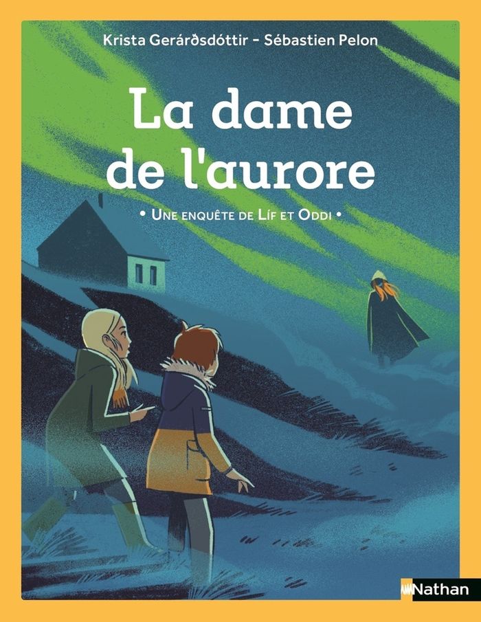 Couverture du livre « La dame de l'aurore » de Krista Gerárðsdóttir, librairie Les Contes Infusés à Corte