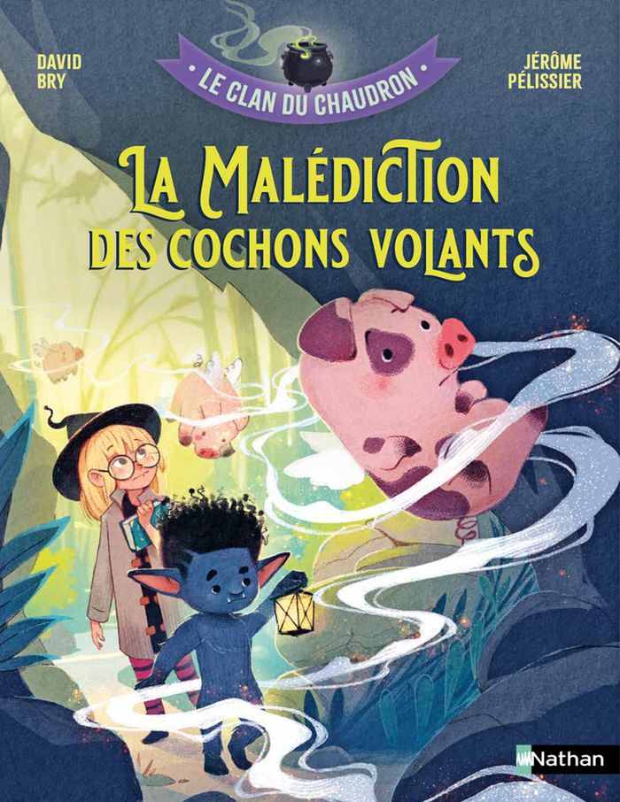Couverture du livre « La malédiction des cochons volants » de David Bry, librairie Les Contes Infusés à Corte