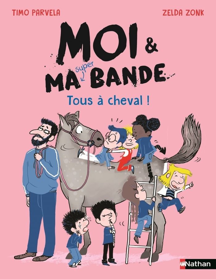 Couverture du livre « Tous à cheval ! » de Timo Parvela, librairie Les Contes Infusés à Corte