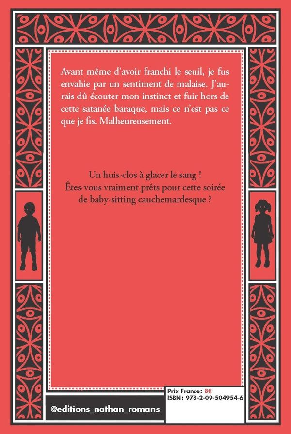 Quatrième de couverture de « La baby-sitter »
