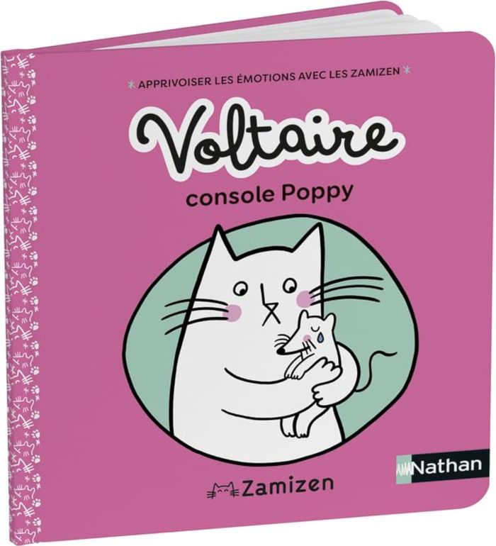 Couverture du livre « Voltaire console Poppy » de Marc Singer, librairie Les Contes Infusés à Corte