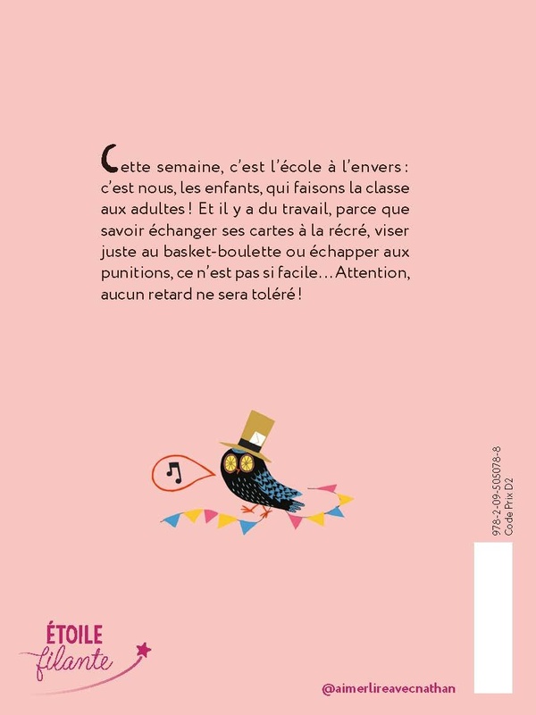 Quatrième de couverture de « L'école à l'envers »