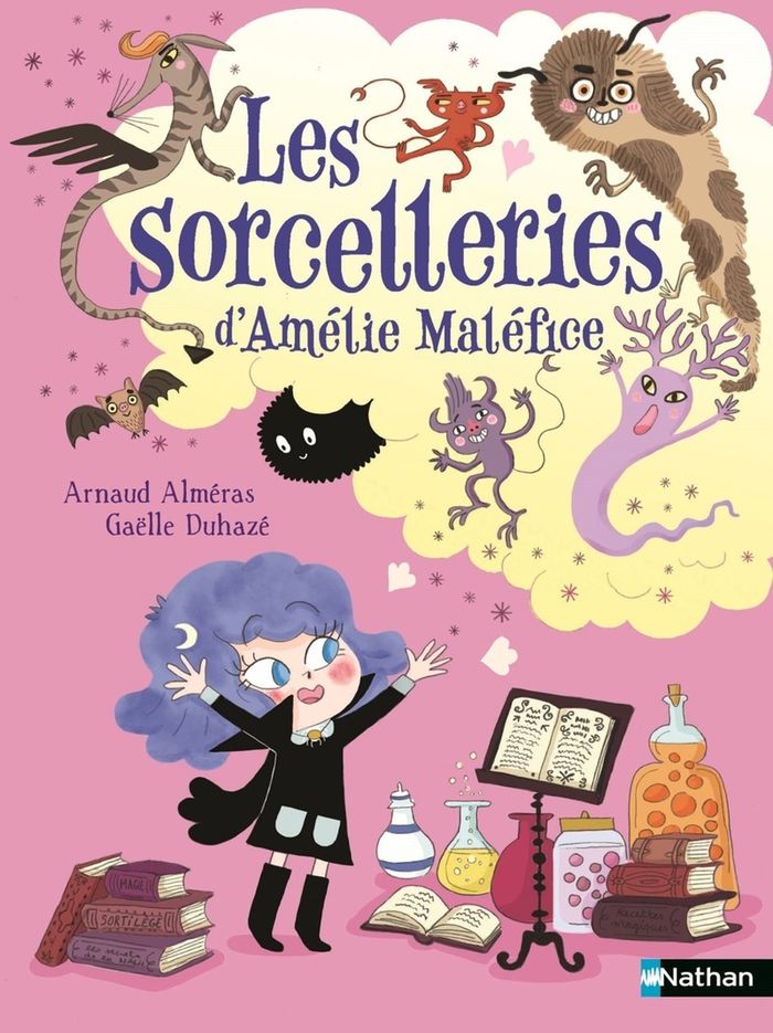 Couverture du livre « Les sorcelleries d'Amélie Maléfice » de Arnaud Alméras, librairie Les Contes Infusés à Corte