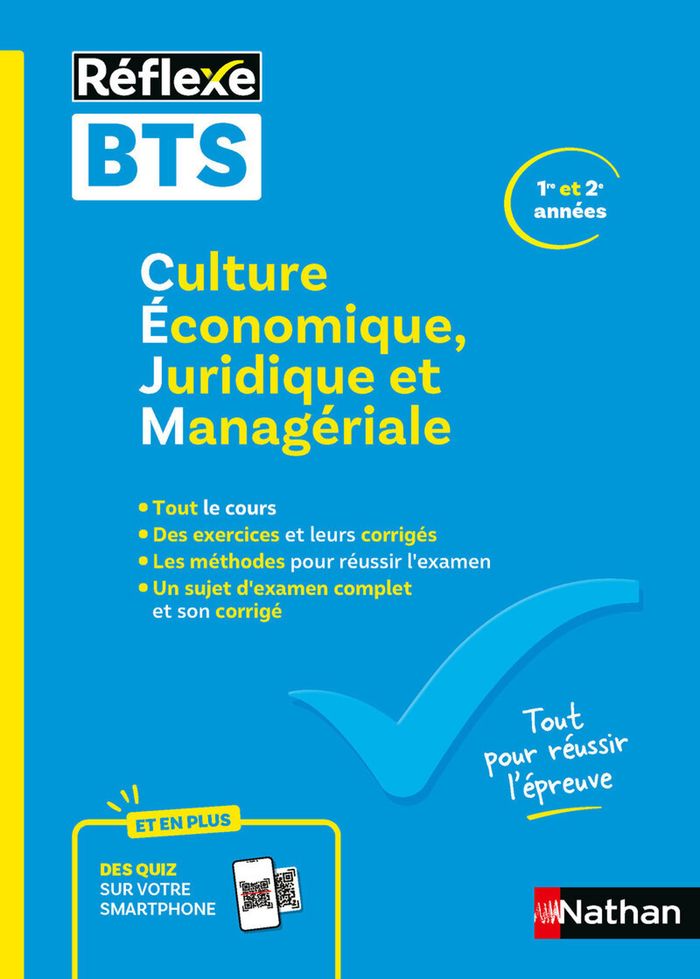 Couverture du livre « Culture économique, juridique et managériale, 1re et 2e années », librairie Les Contes Infusés à Corte
