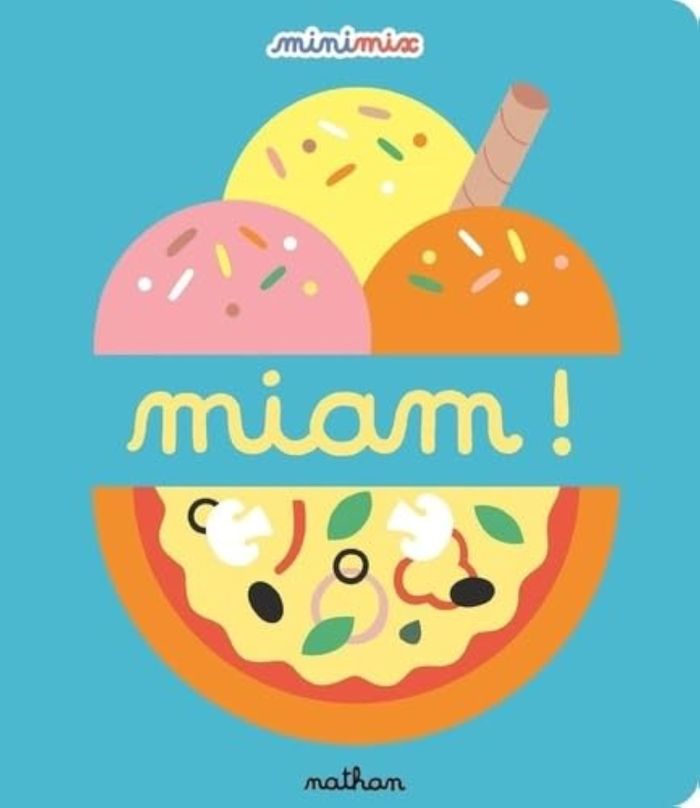 Couverture du livre « Miam ! » de Caroline Dall'Ava, librairie Les Contes Infusés à Corte