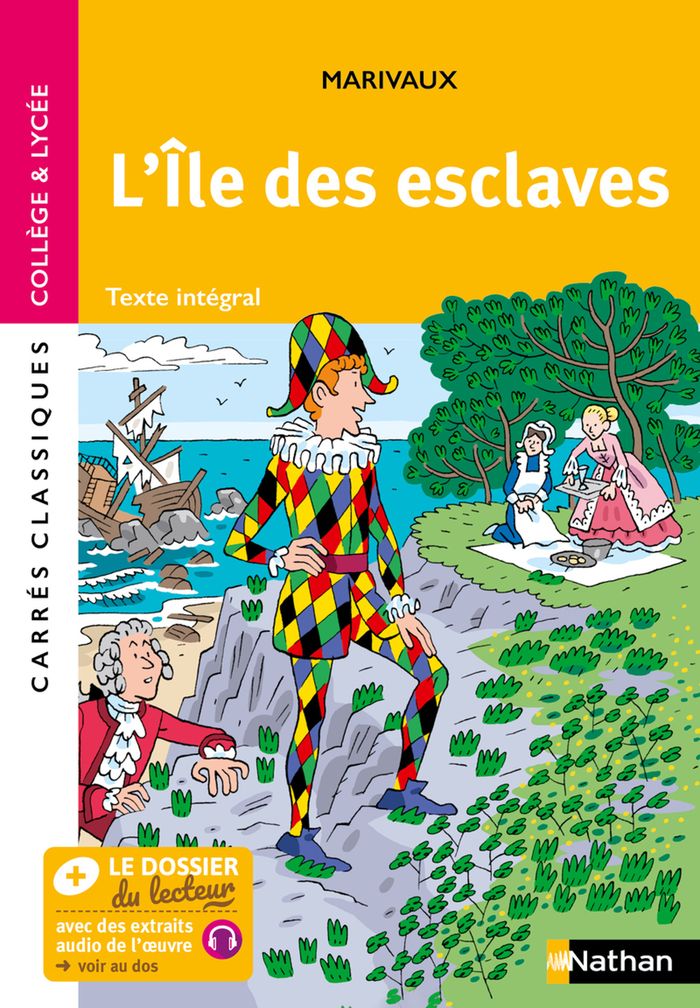 Couverture du livre « L'île des esclaves : comédie, 1725, texte intégral » de Pierre de Marivaux, librairie Les Contes Infusés à Corte