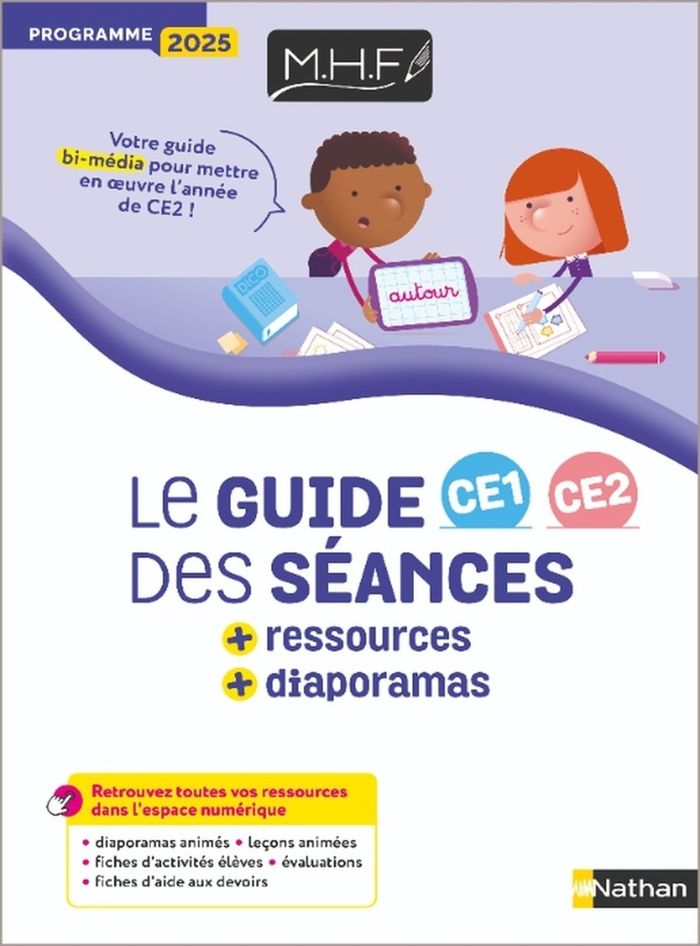 Couverture du livre « MHF - CE - GUIDE SEANCES + RESSOURCES + DIAPORAMAS », librairie Les Contes Infusés à Corte