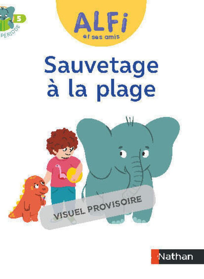 Couverture du livre « ALFI ET SES AMIS - CP - ALBUM : SAUVETAGE A LA PLAGE » de Camborde/carriere, librairie Les Contes Infusés à Corte