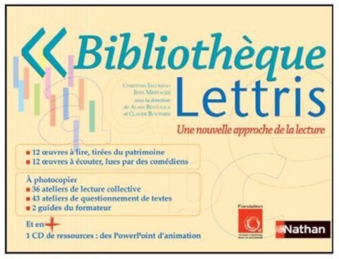 Couverture du livre « LA BIBLIOTHEQUE LETTRIS 2008 » de Collectif, librairie Les Contes Infusés à Corte