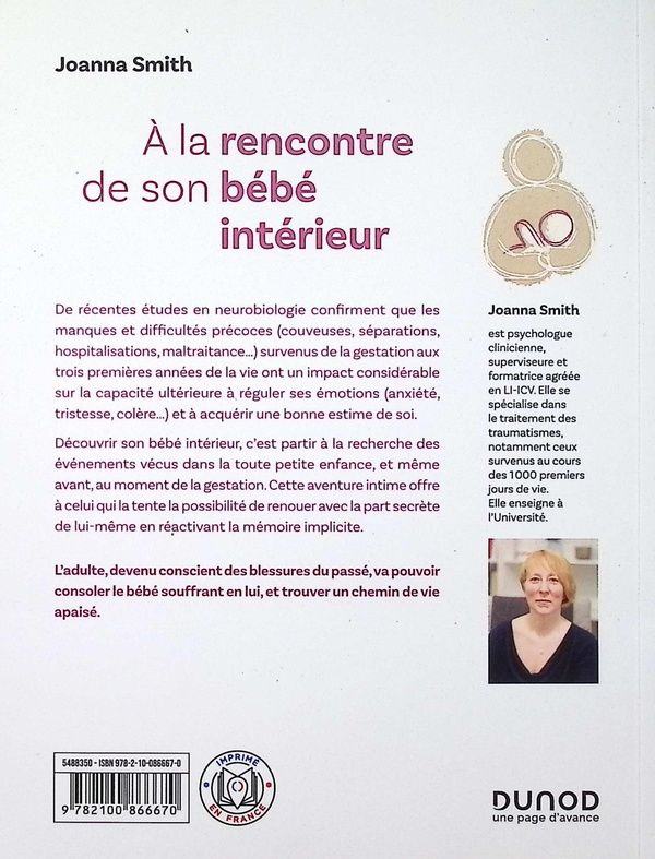Quatrième de couverture de « À la rencontre de son bébé intérieur »