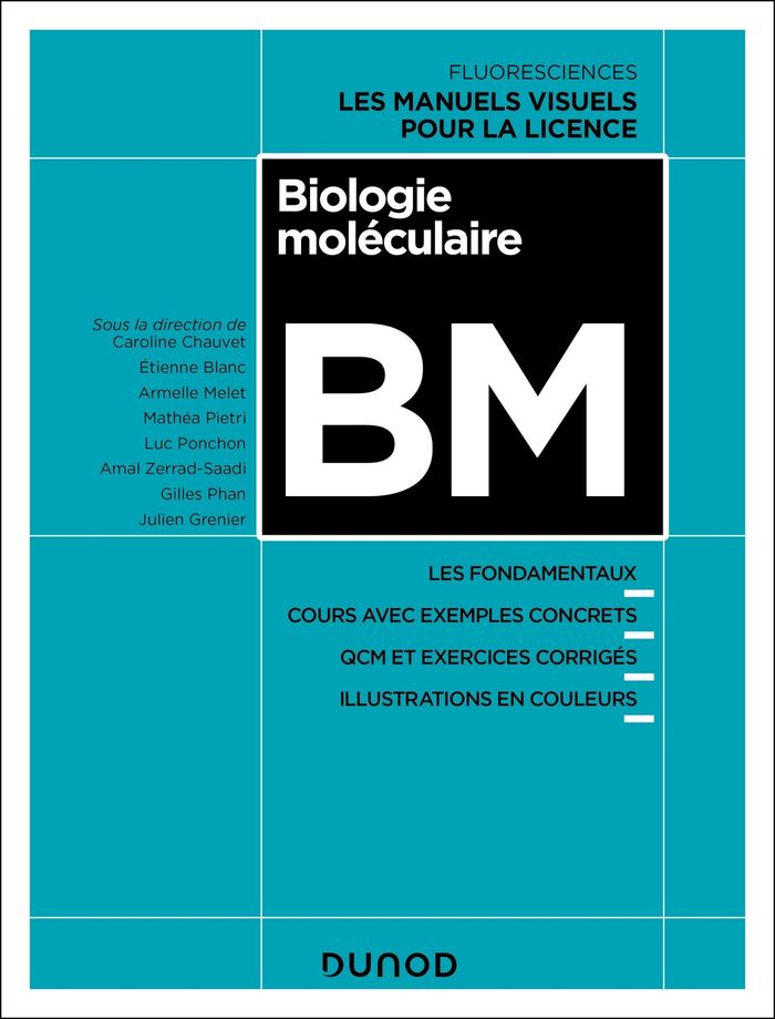 Couverture du livre « Biologie moléculaire, BM » de Étienne Blanc, librairie Les Contes Infusés à Corte