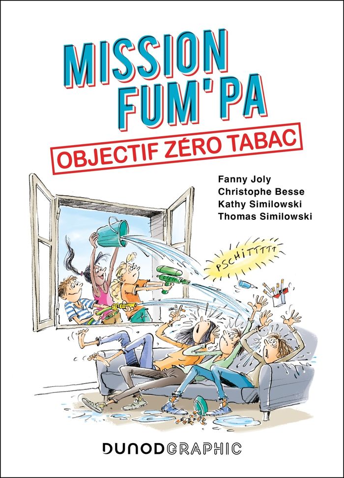 Couverture du livre « Mission Fum'pa : objectif zéro tabac » de Fanny Joly, librairie Les Contes Infusés à Corte