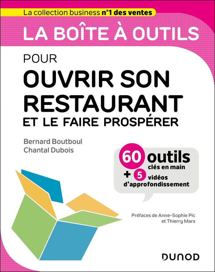 Couverture du livre « La boîte à outils pour ouvrir son restaurant et le faire prospérer » de Bernard Boutboul, librairie Les Contes Infusés à Corte